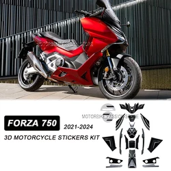 For Honda Forza750 2021-2024 motorcycle 3D Gel decals accessories fuel tank decoration kit body protection stickers Waterproof