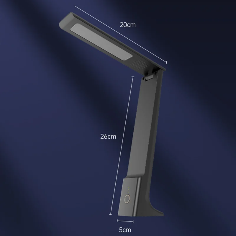 N08R LED Folding Desk Lamp Charging Touch Control Dimmable Desktop Eye Protection Reading Study Office Bedroom Bedside Lamp