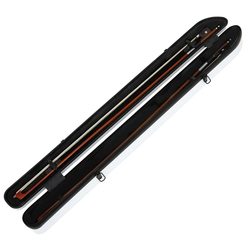 Violin Bow Case Viola/Cello Carbon Fiber Storage Bow Box Portable Oblique Back Violins Parts Instrument Bows Case Accessories