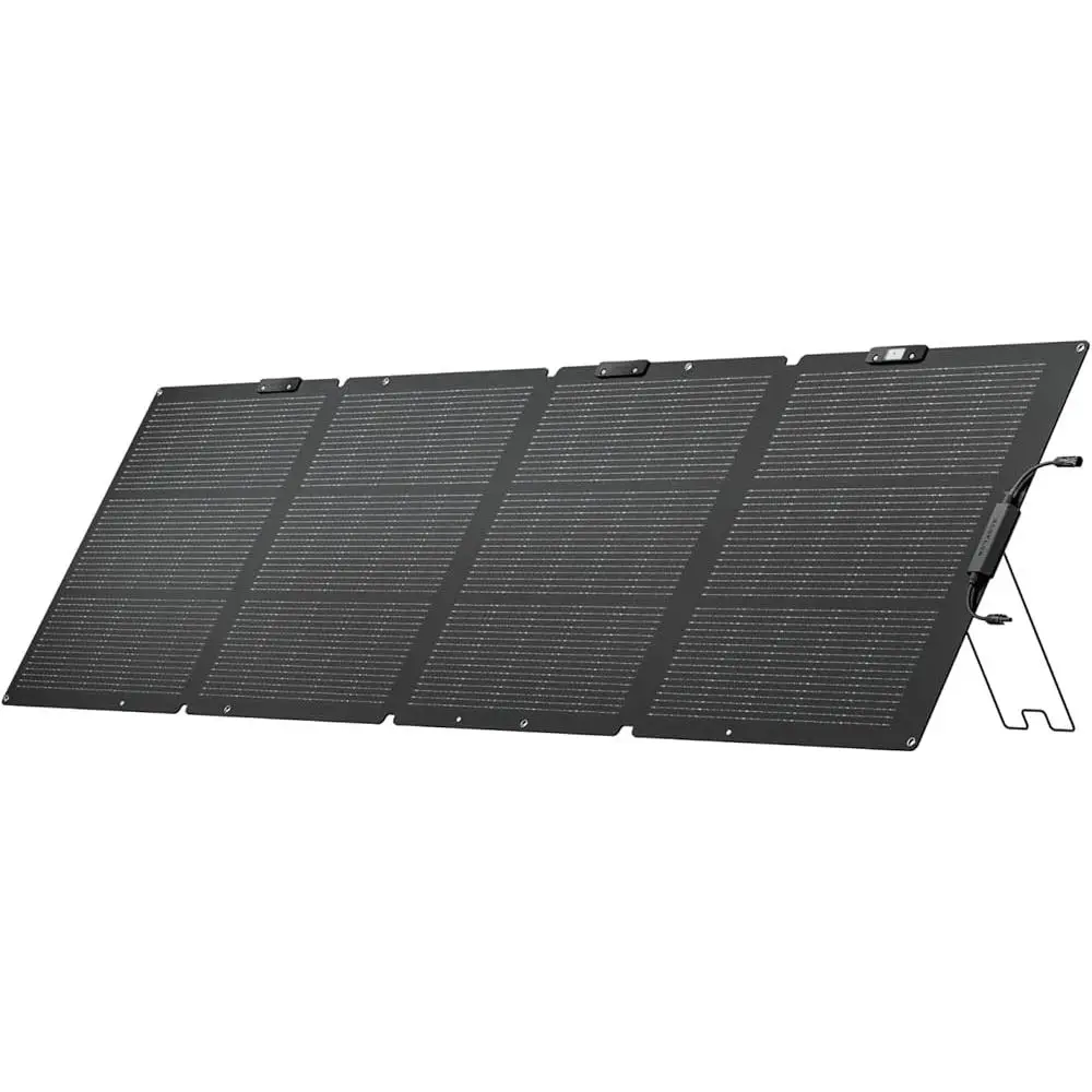 220W Portable Solar Panel High Efficiency N-Type Solar Cells Foldable Durable Lightweight Adjustable Angle IP68 Waterproof