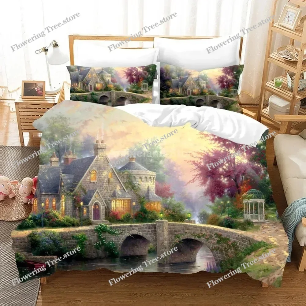 

Van Gogh Oil Painting Art Bedding Set Queen King Size Bedroom Decor Quilt Cover Pillowcase Duvet Cover Home Textile