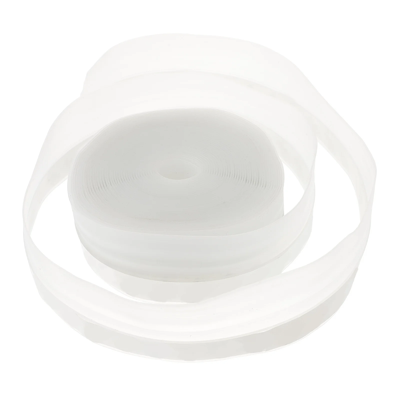 1 Rolka Przezroczystego Silikonowego Uszczelniacza do Drzwi i Okien z Klejem, Ochrona Przed Wiatrem na Zimę, Łatwe Cięcie do Dopasowania