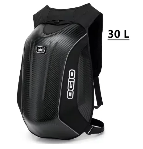 Ogio 30L-48L Waterproof Motorcycle Hard Shell Backpacks Moto Racing Bags MX Motocross Carbon Fiber Full Face Helmet Bags view 3