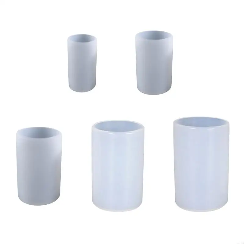 

2025 New Handmade Cylinder Pillar UV Crystal Epoxy Resin Mold Plaster Silicone Mould DIY Crafts Wax Soaps