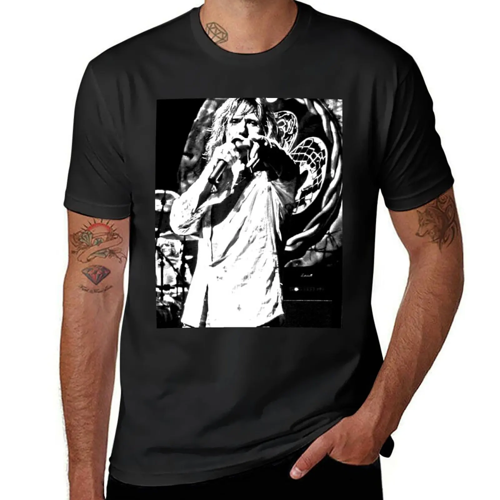 Whitesnake - David Coverdale T-Shirt plus sizes tees korean fashion boys whites tshirts for men