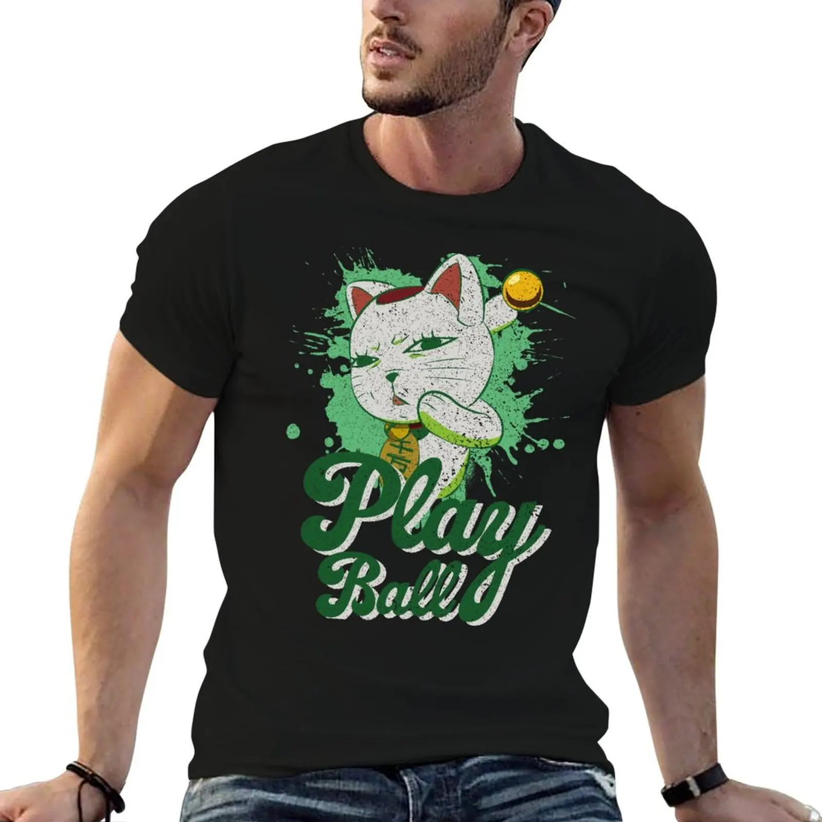 

shirts shirts soft T-Shirt graphic t STYLE) mens (GRUNGE man for DANDADAN: t GRANNY cotton PLAYBALL