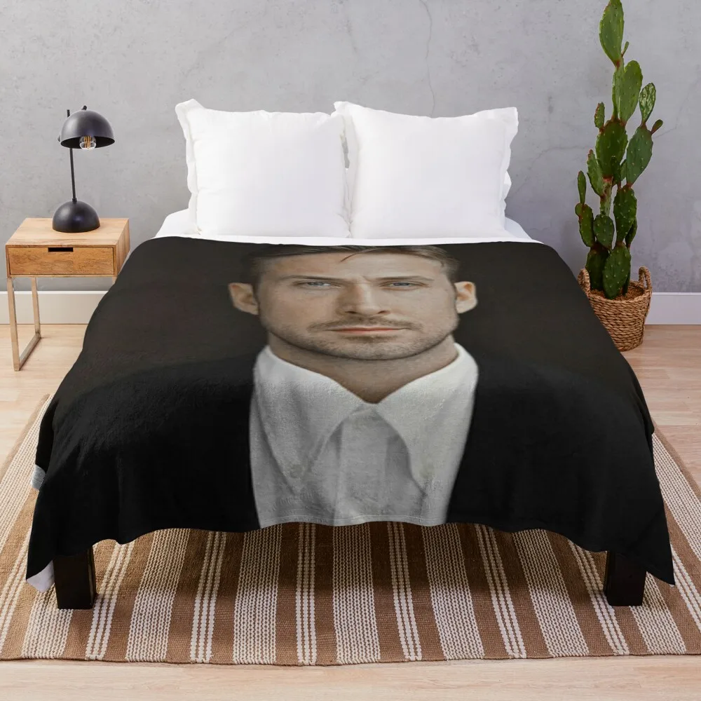 Ryan Gosling Aesthetic Throw Blanket Blankets For Bed Moving Decorative Sofa Soft Plaid Blankets