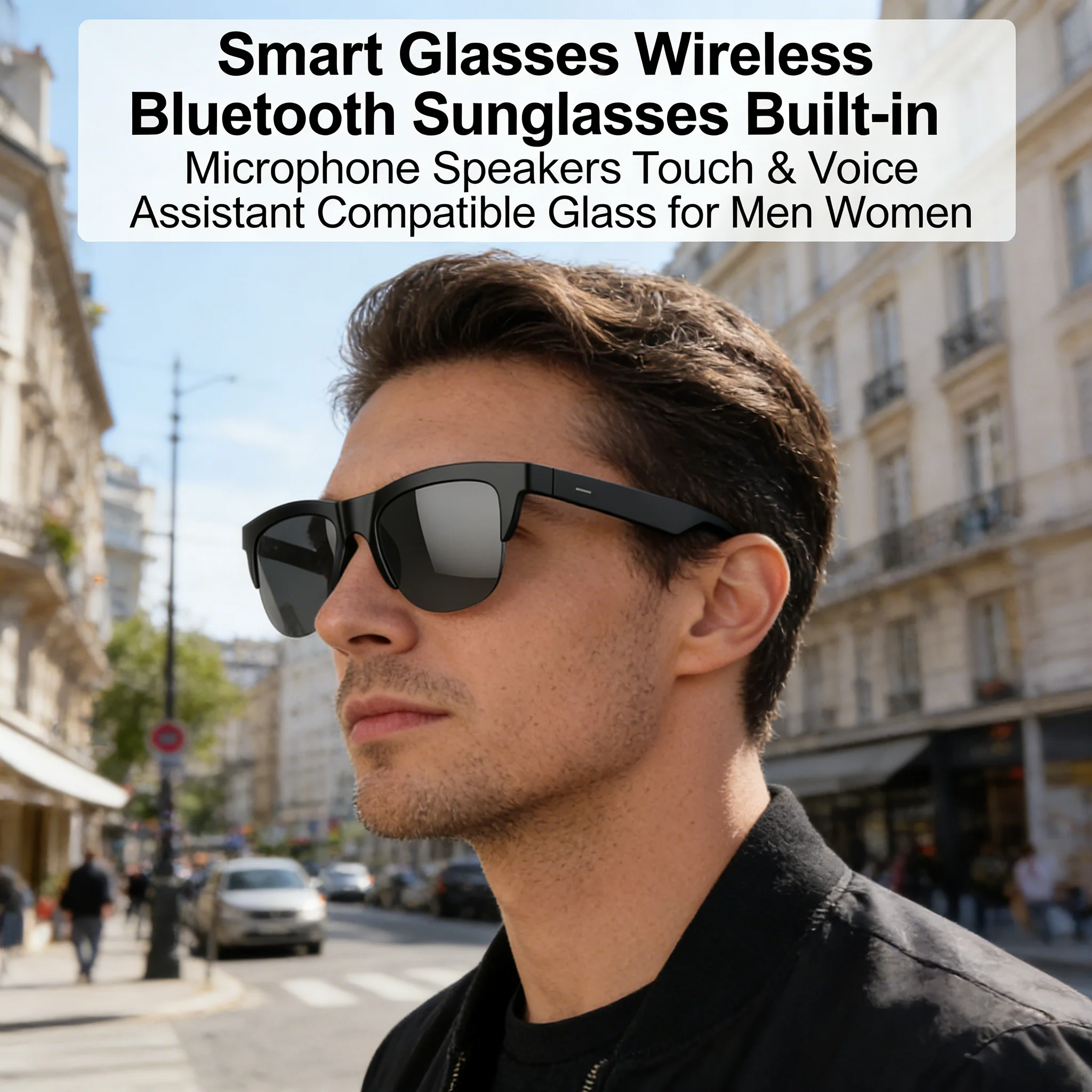 Smart Glasses Wirel…