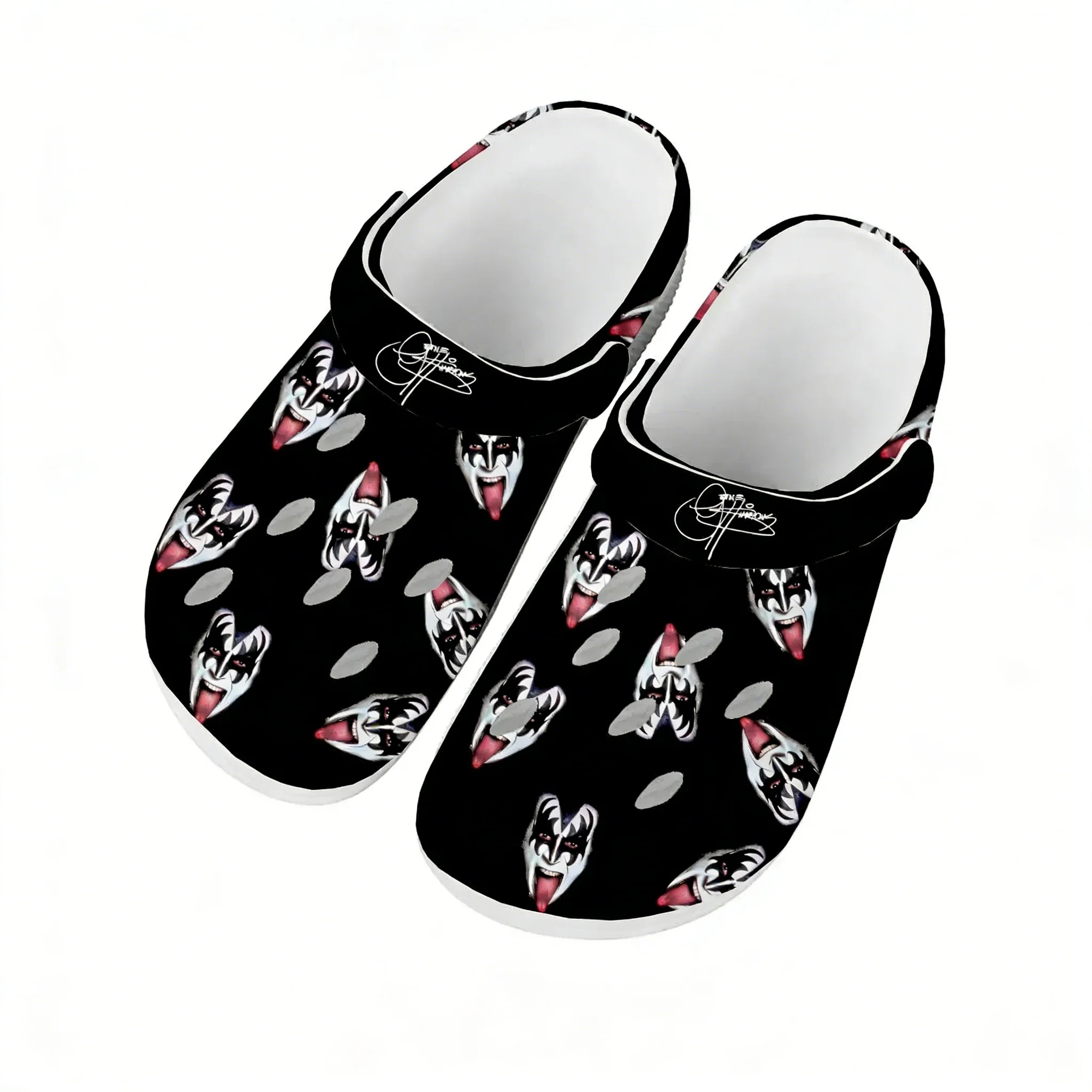 

Gene Simmons Water Shoes High Quality Fashion Mens Womens Home Garden Clogs Customizd Sandals Beach Breathable Hole Slippers