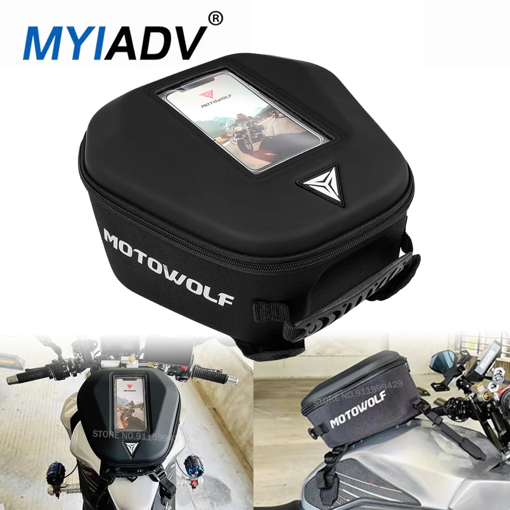 

Motorcycle Multifunctional Large Capacity Tail Bag Fuel Tank Bag Racing Bags Locomotive Equipment Riding Storage Rear Seat Bag