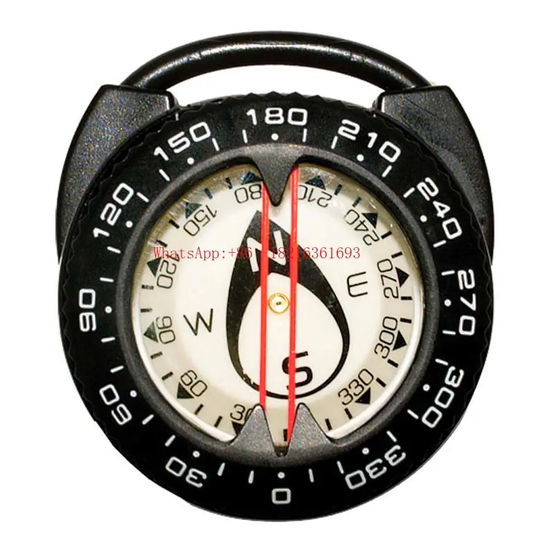 Limited Offer Genuine Taiwan Compass Direction Watch Luminous Watch Clamp Tube Telescopic, Diving Compass
