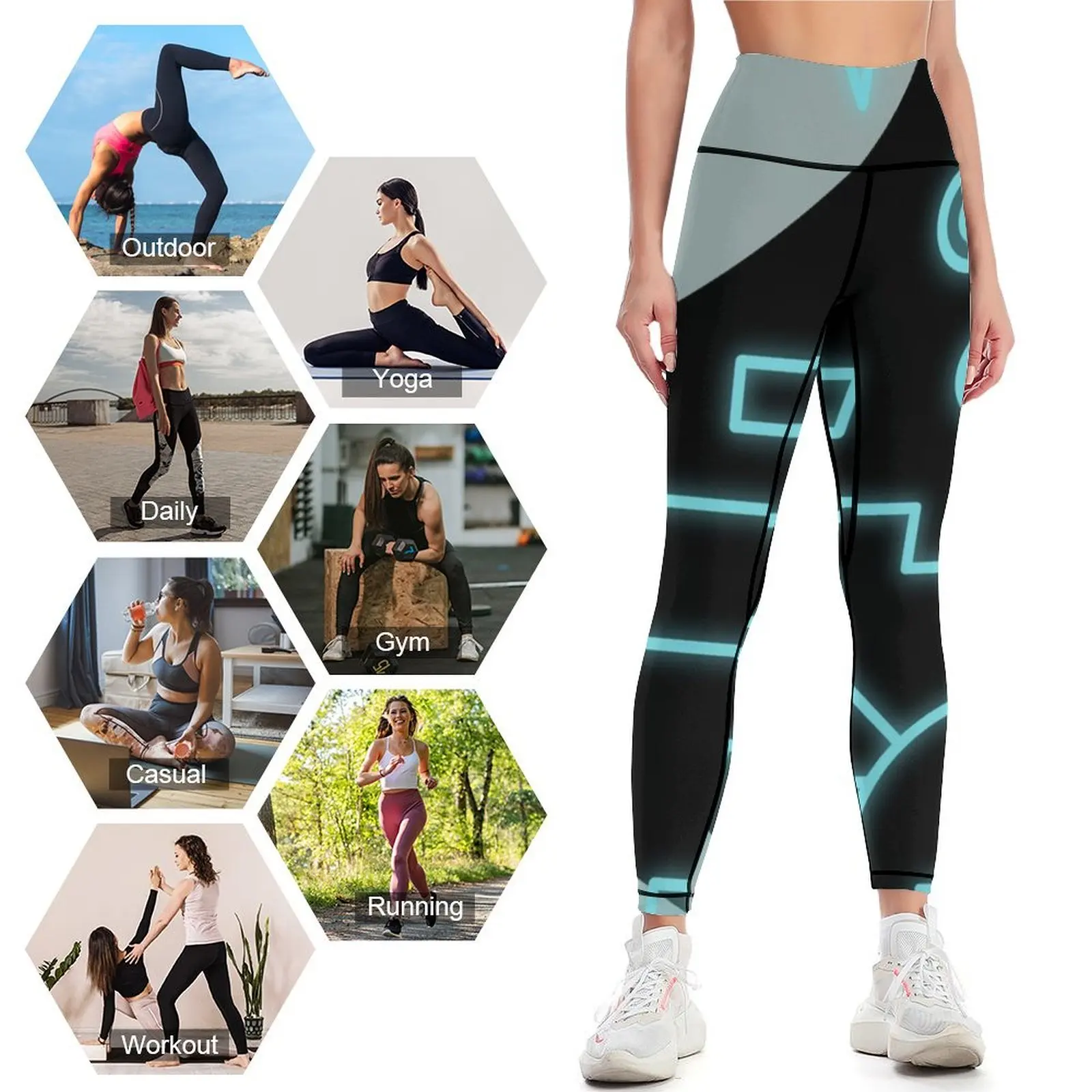 Ancient Circuits Leggings Sportswear woman gym Women's sports pants Womens Leggings