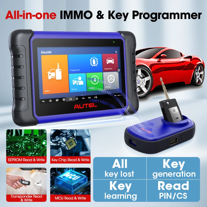 Autel Maxiim IM508S PRO IMMO مفتاح مبرمج مفتاح فوب أدوات البرمجة أداة تشخيص السيارات جميع الأنظمة التشخيص PK IM508