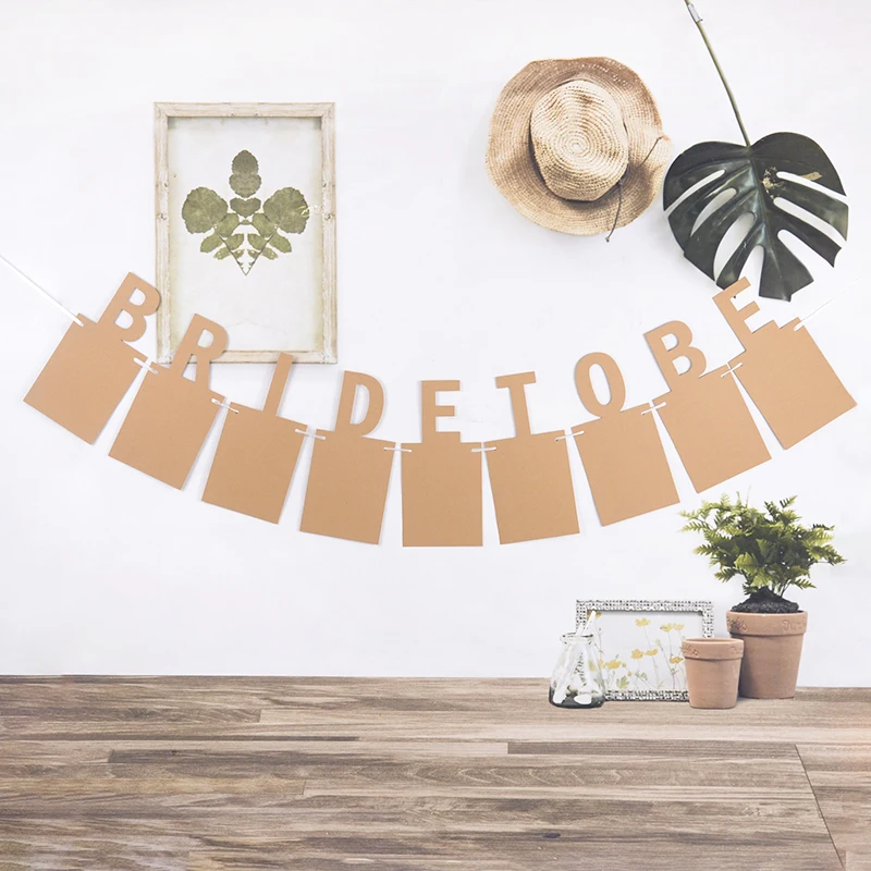 

1 Set Bride To Be Photo Banner Bachelorette Party Decoration Wedding Bunting Garland Engagement Hen Night Bridal Shower Supplies