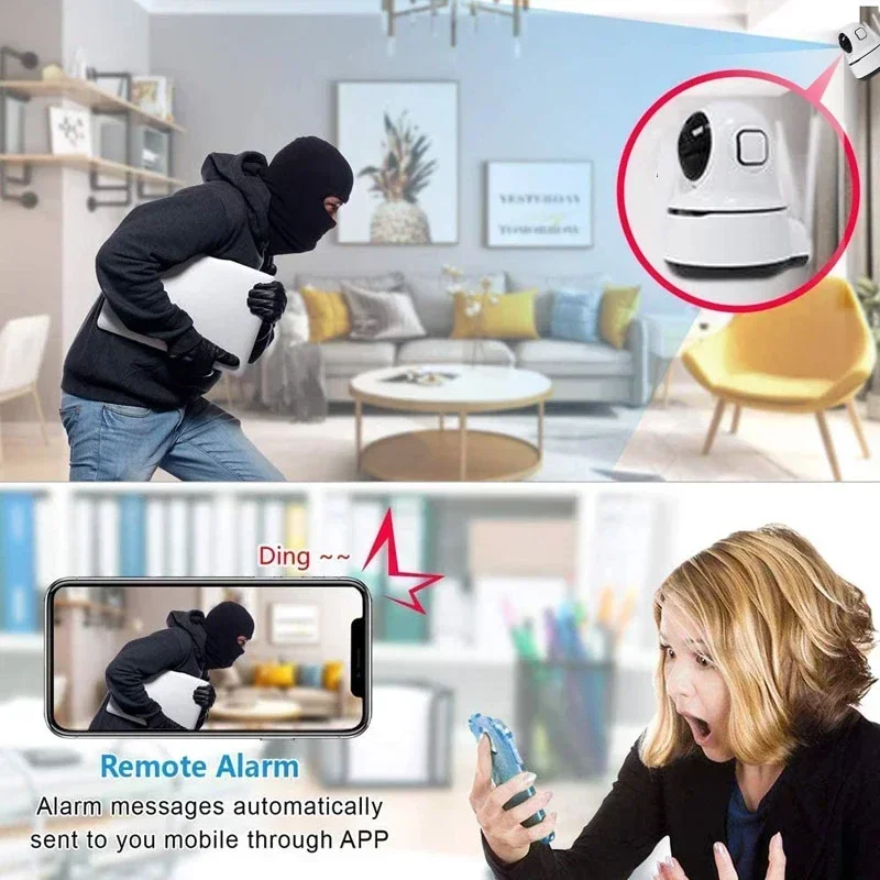 Outdoor WIFI Camera Night Vision Security Surveillance Auto Tracking CCTV IP Cam Wireless Monitor Audio Video Recorder Camcorder