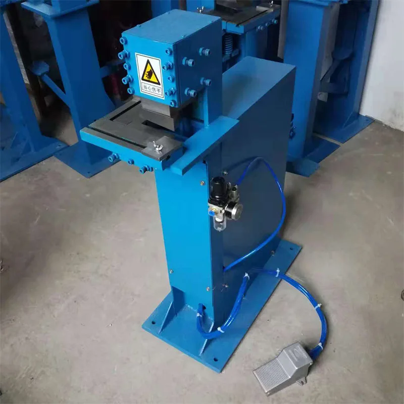 Air Duct Sheet Metal Making Machine Foot-Operated Pneumatic Notching Machine Duct Manufacturing Notching Machine