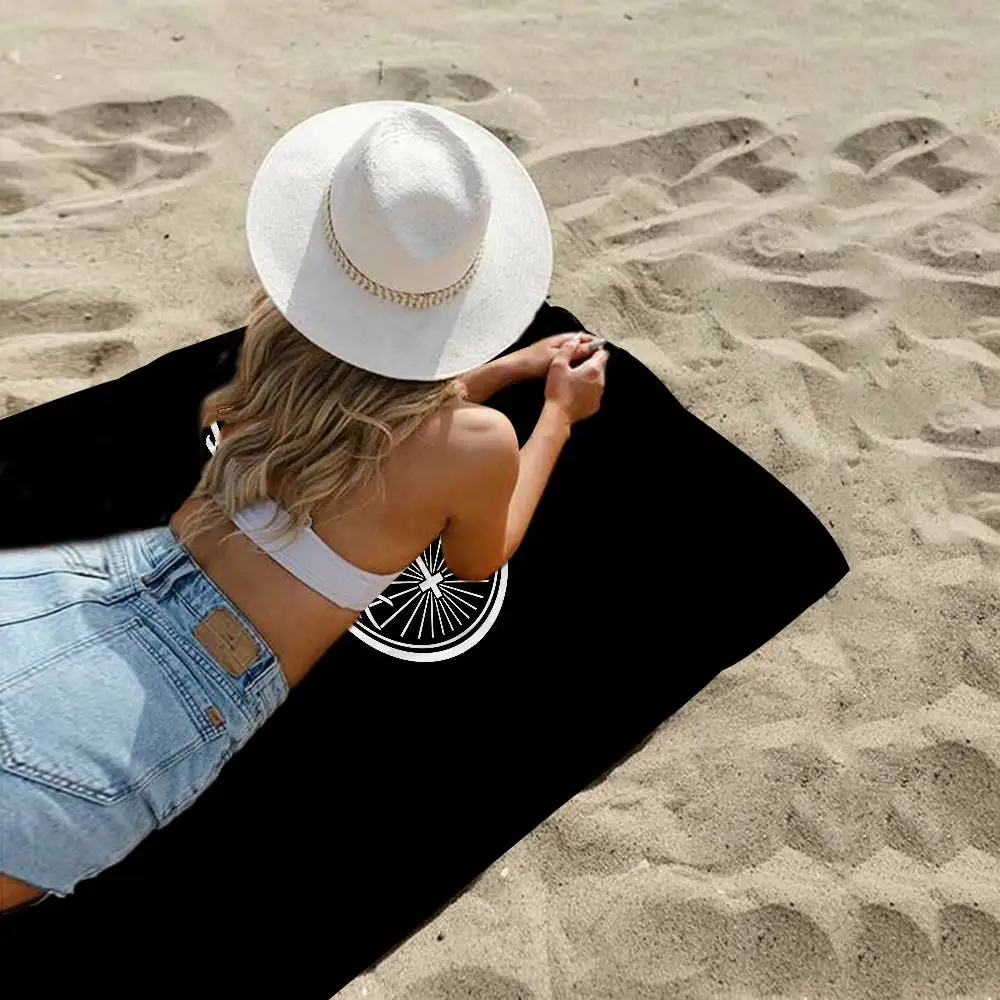 Jaegermeisters مناشف الشاطئ منشفة الاستحمام ساونا السفر سبا ستوكات سريعة الجافة ملحقات الصالة الرياضية ديكور غرفة لطيف #4