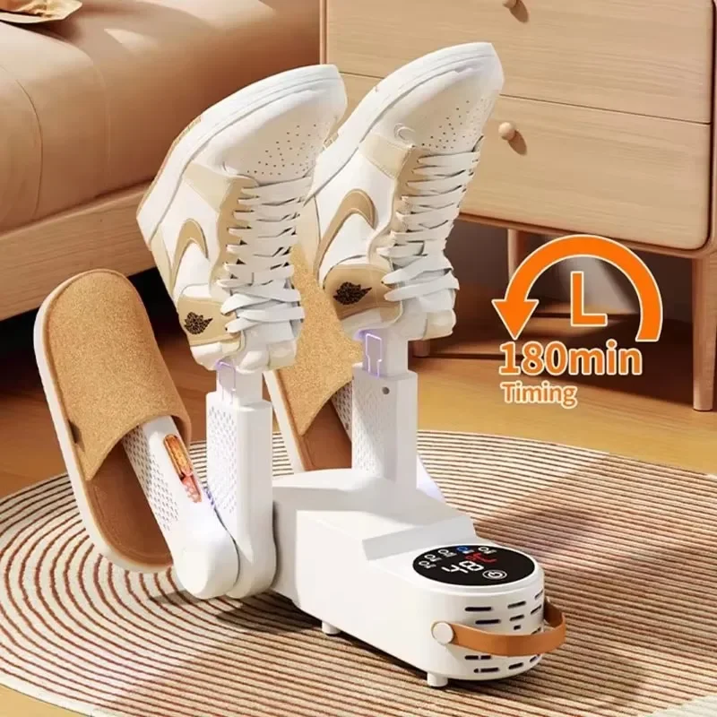 2024 New Electric Drying Shoe Dryer Dual V Bracker Multifunction UV Foot Boot Dryer Eliminate Odor Fast Drying Boot Deodorizer