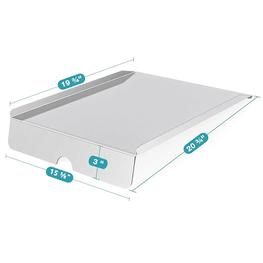 Stainless Steel Heat Deflector Plate For Traeger For Century For Camp For SmokePro W‘oodwind Grill Replacement Part Accessory