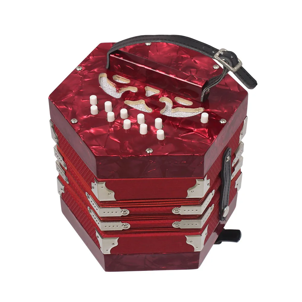 

Hooqu Wind Instrument Concertina Piano Accordions Hexagonal Accordion Bass For Sale With Accordion Case