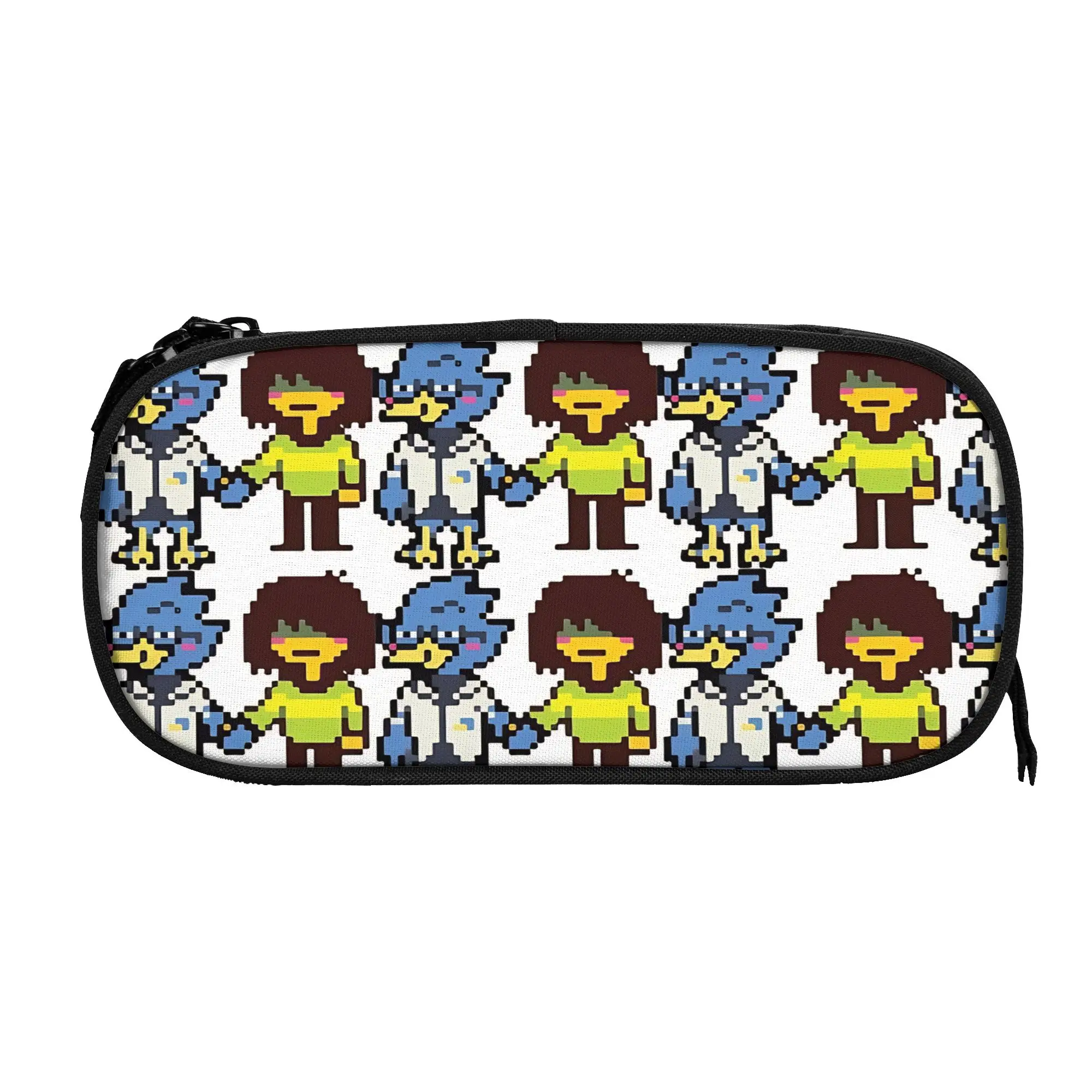 

1 piece Lightweight Berdly and kris Pencil Case Student Pen Bag Deltarune Office Pencil Pouch