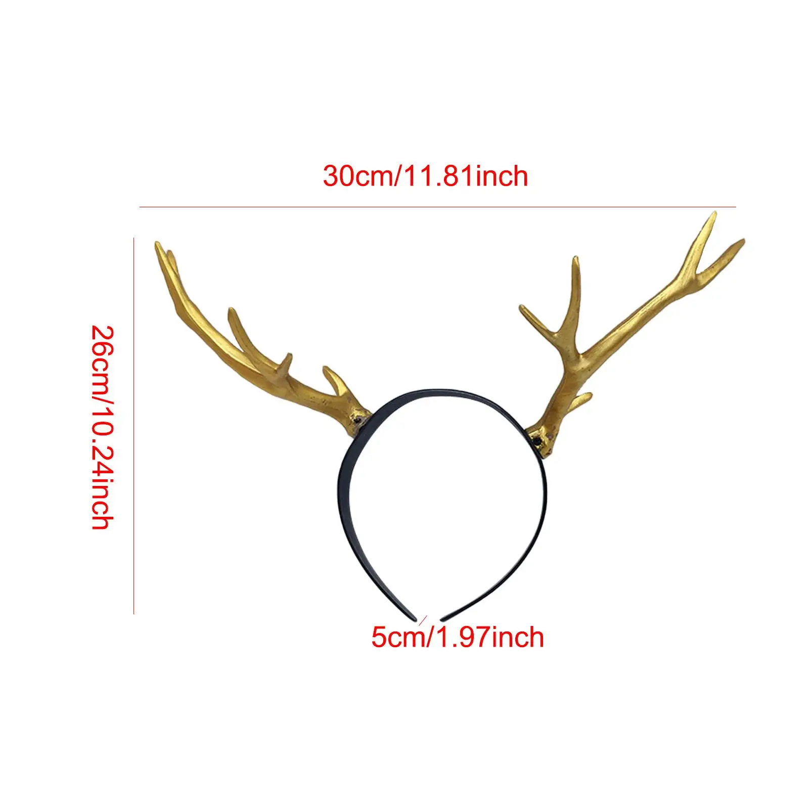 Christmas Party Headband Headpiece Decoration Festival Headband Reindeer Hair Hoop Christmas Headwear for Women Girls Birthdays