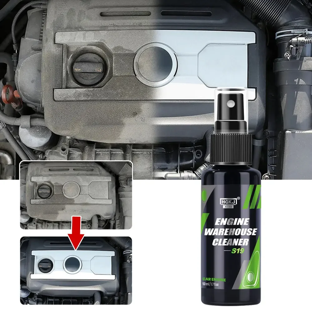 Car Engine Bay Cleaner Powerful Decontamination Cleaning Product for Engine Compartment Auto Shine Protector Detailer Car Care