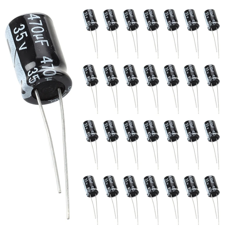 B50B-150Pcs 35V Electrolytic Capacitor 470UF 10 X 17Mm