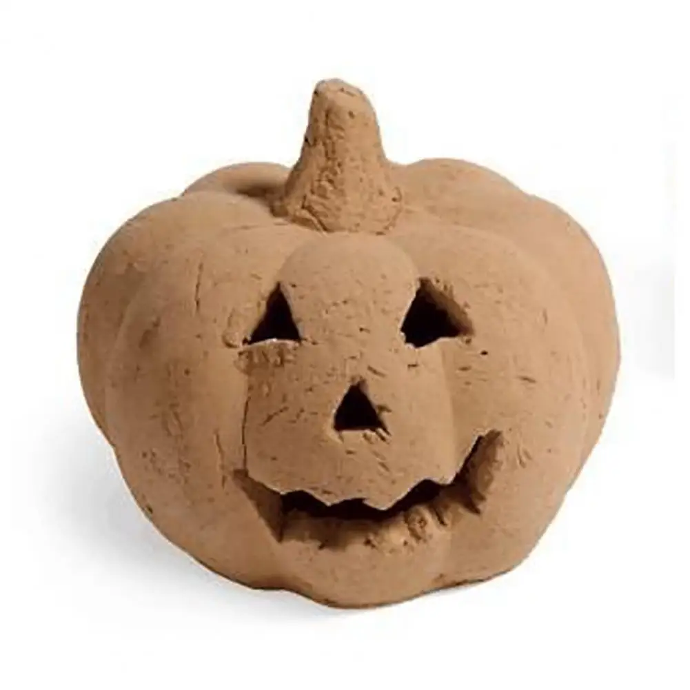 

Heat-resistant Resin Pumpkin Wood-burning Fireplace Accessory Safe Spooky Halloween Pumpkin Prop High Temperature for Flame