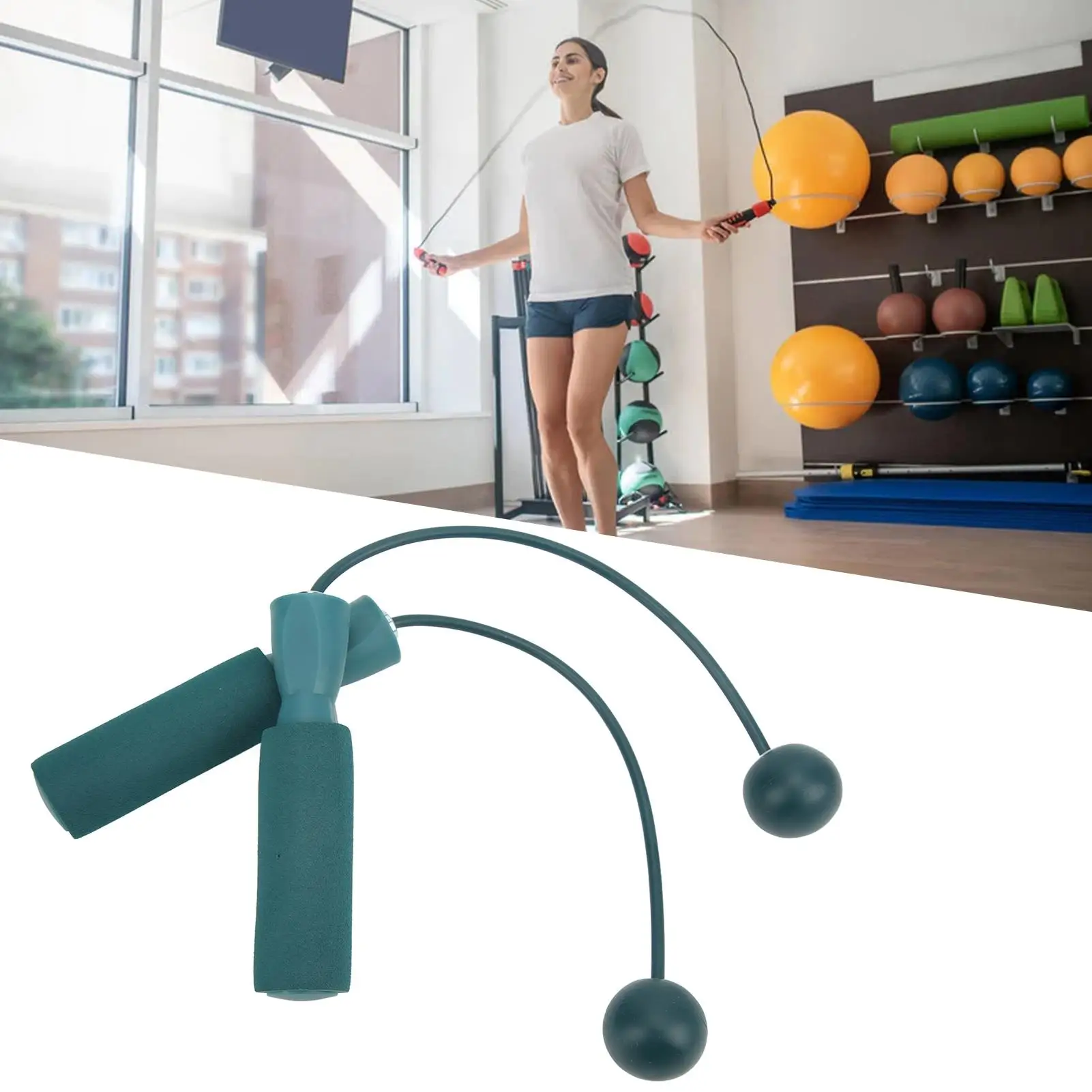 Cordless Jump Rope for Weight Loss - Fitness Ropeless Skipping Rope, No Triggering Mechanism