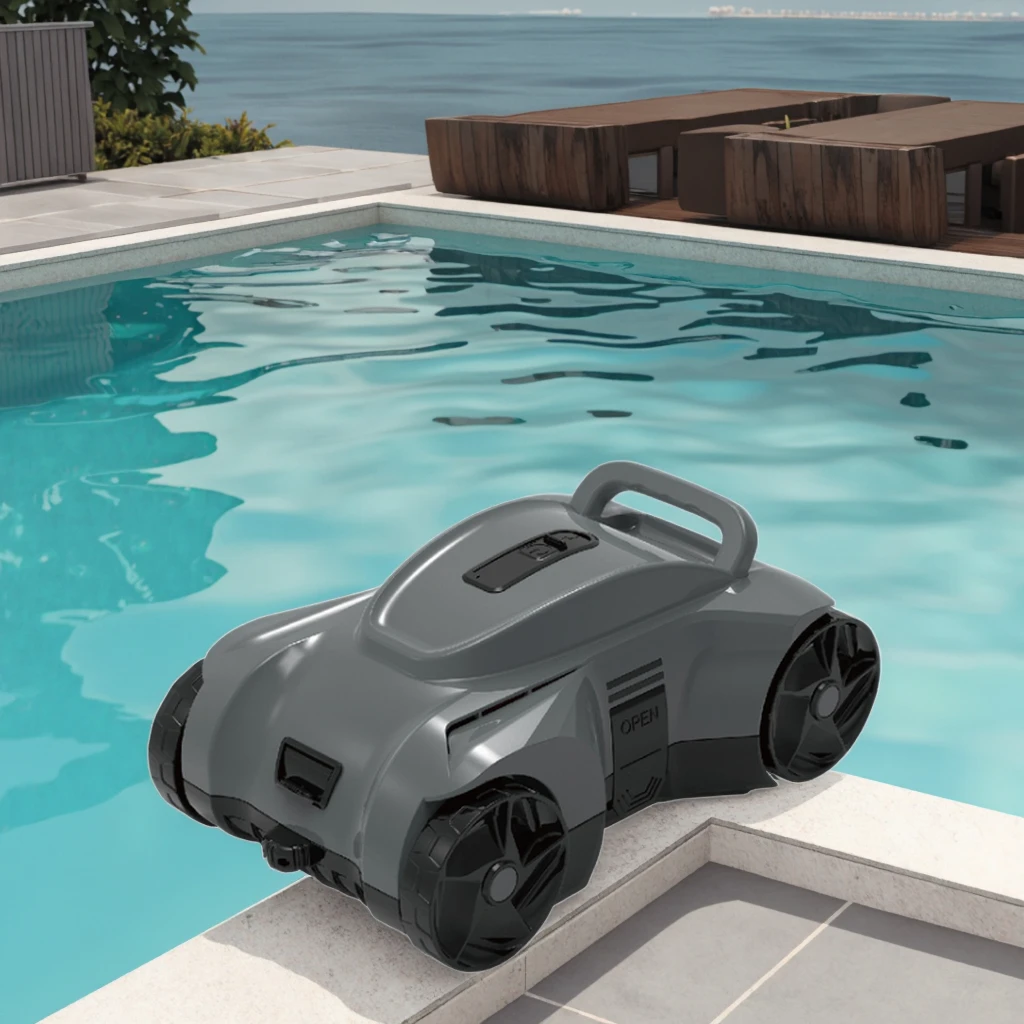 Automatische robotzwembadreiniger voor een efficiënte reiniging van de zwembadvloer
