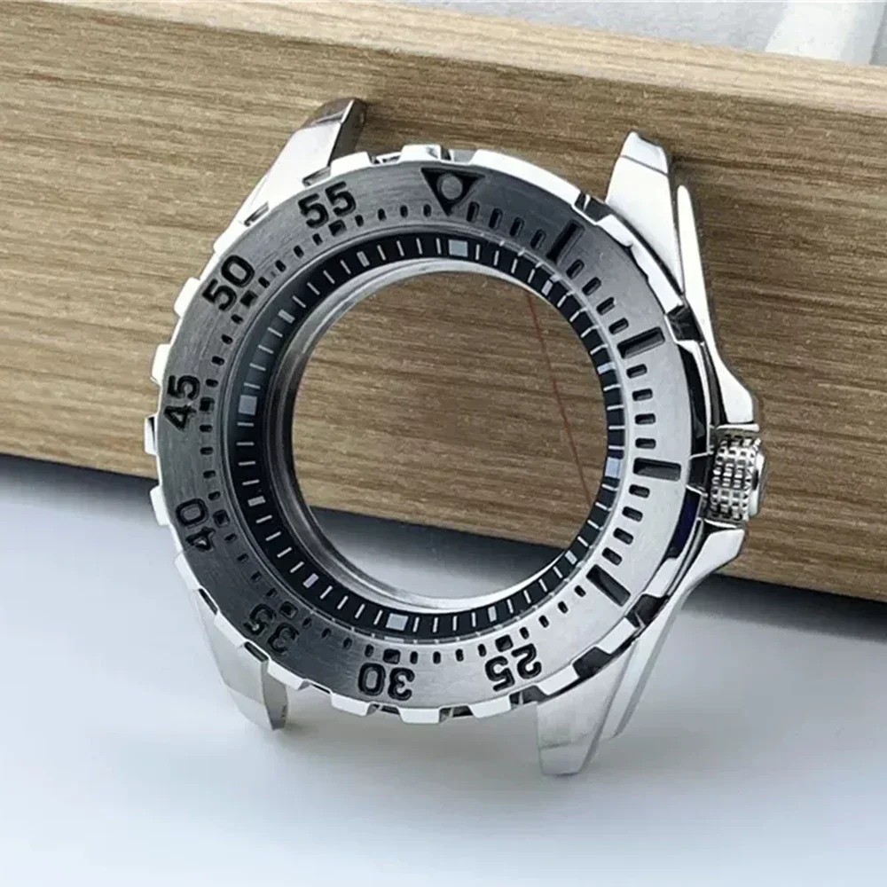 Boîtier de Montre Étanche 30iko de Grande Taille, 44mm, pour NH35 NH36 NH34 4R35A 4R36A, Mouvement de Plongée Mécanique, Adapté au Cadran 28.5mm, DIY