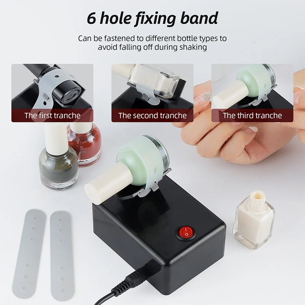 Fast Nail Polish Shaker for Nail Polish Tattoo Ink Pigment Liquid Shaking Machine Eyelash Glue Makeup Tools Anti Caking