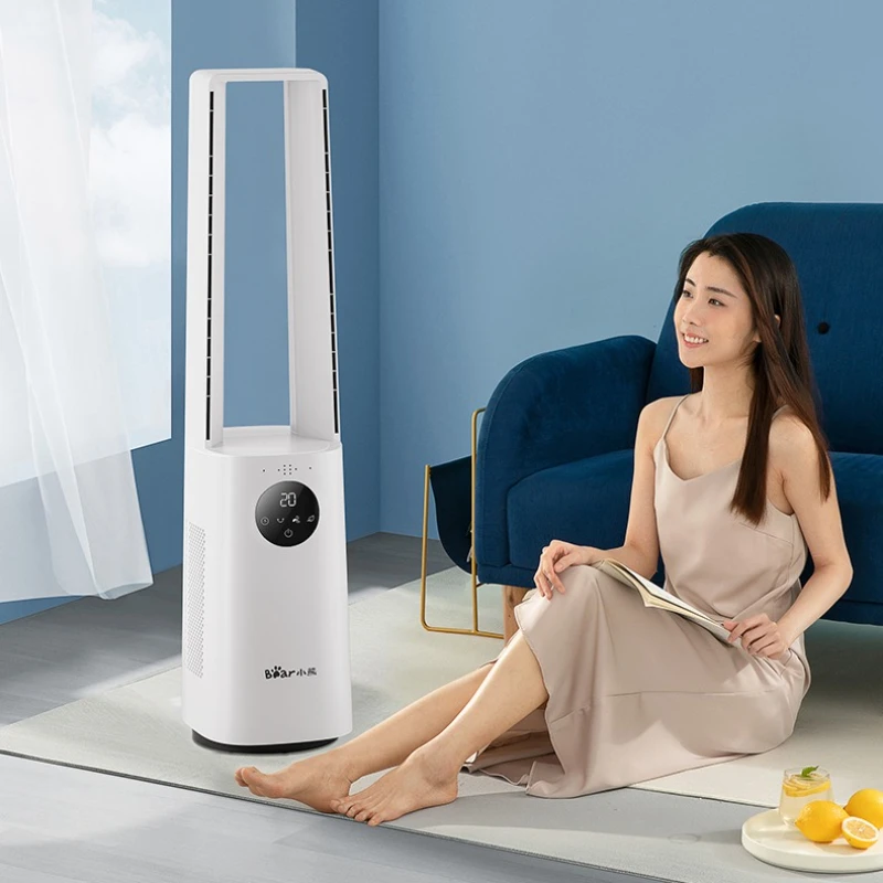 

HEPA Air Purifier Fan Bladeless - 75° Wide Angle Oscillation with Remote Control 3-in-1 Cooling/Circulation/Filtration System