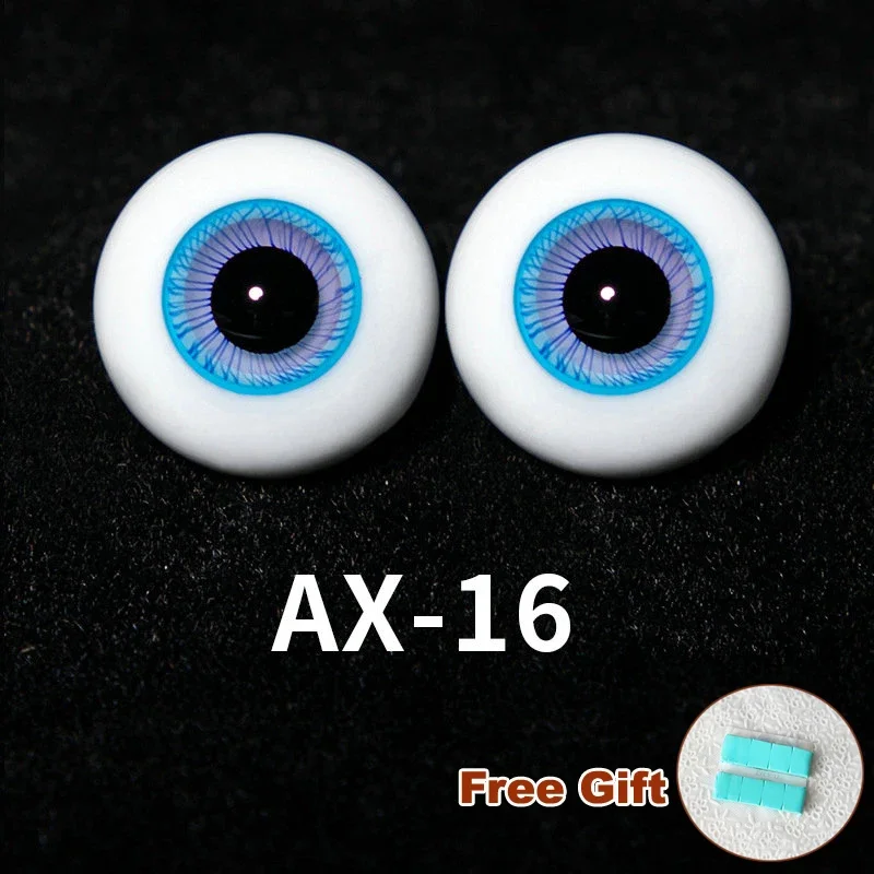 ペア Bjd 人形の目 16 ミリメートルガラスアイ 18 ミリメートル人形眼球人形 1/3 1/4 Bjd 人形アクセサリーおもちゃ
