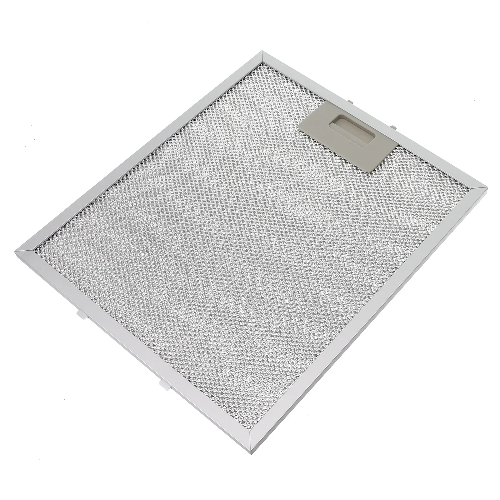 Filtro de malla de acero inoxidable para campana de cocina plateada, 305X267X9mm, calidad del aire mejorada, rendimiento duradero