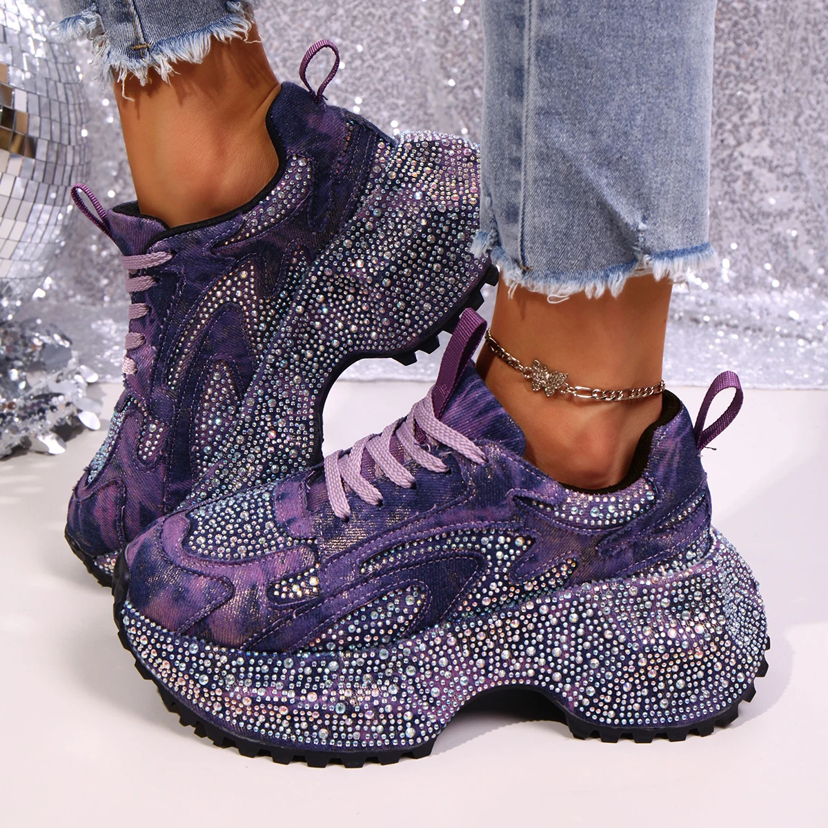 

Женские роскошные кроссовки, модная повседневная дизайнерская обувь, женские спортивные кроссовки для бега, удобные толстые вулканизированные кроссовки на шнуровке