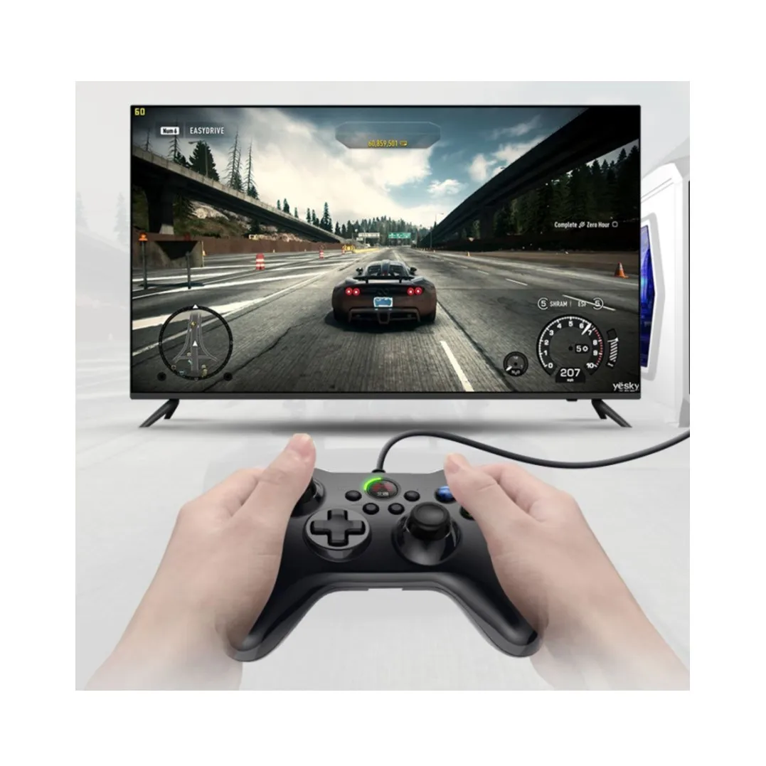 Game controller | 2 meters long, for Steam/PC/TV/laptop/Xbox/wired game controller, 30 vibrations, USB, plug and play