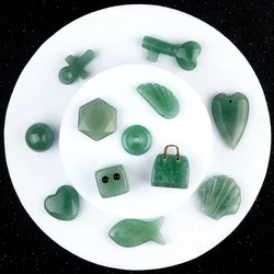 Ketting hanger natuursteen groene aventurijn ornamenten hanger voor sieraden maken DIY ketting armband accessoire