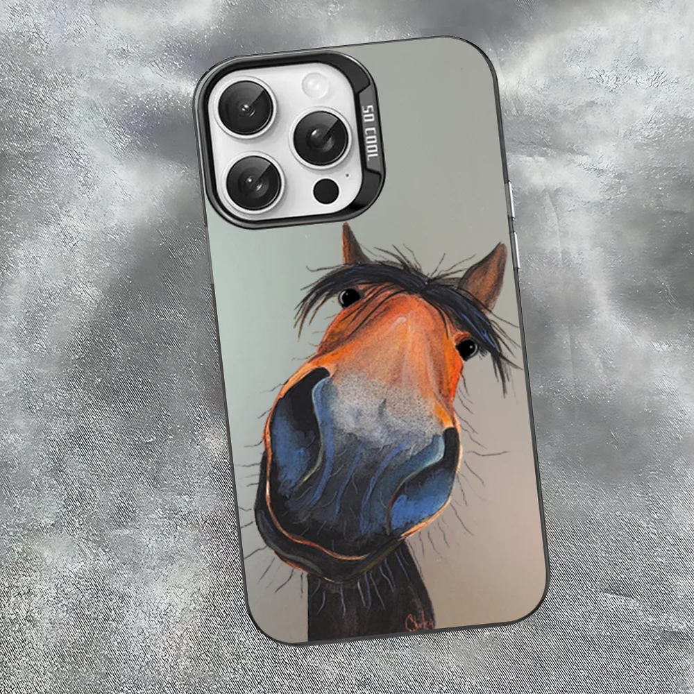 Frederik The Great beauty horse Phone Case For iPhone 16 15 14 13 12 11 Pro Max X XR XSMAX 8 7 Plus Matte Shockproof Back Cover
