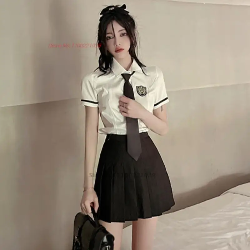 2023 sexy school girl cosplay costume women japanese student uniform role play jk mini skirt outfit girl cosplay jk uniform