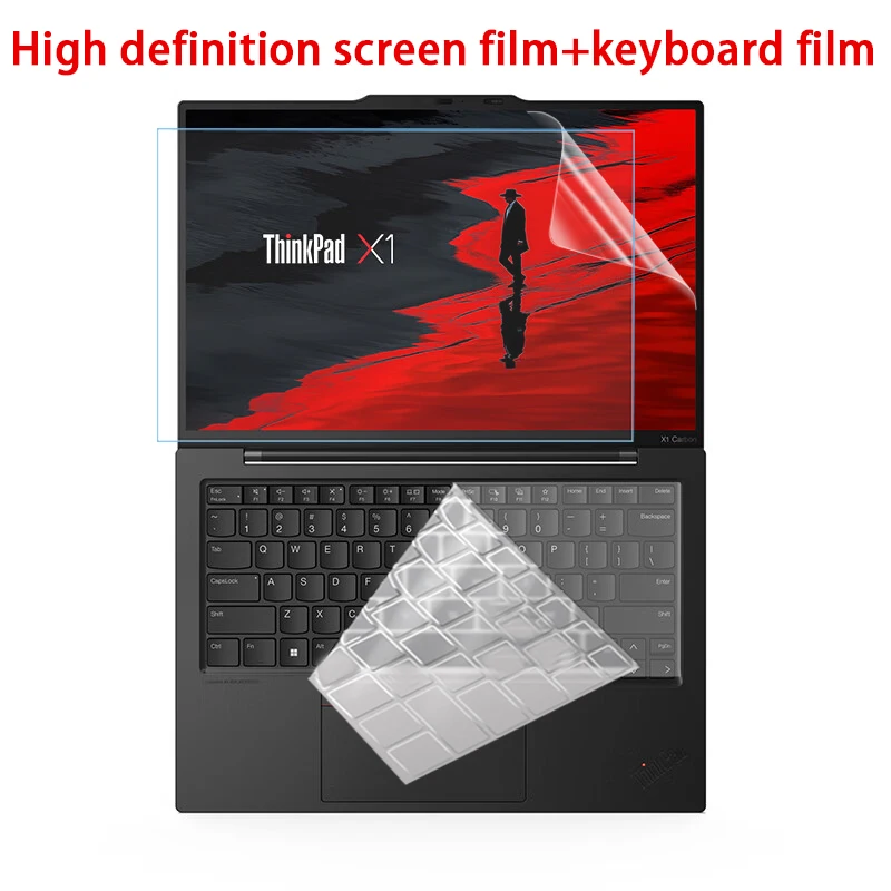 

For ThinkPad X1 Carbon Gen 13/12 Notebook Accessories Dust-proof Keyboard Film HD Toughened Screen Film Privacy Peep-proof Film