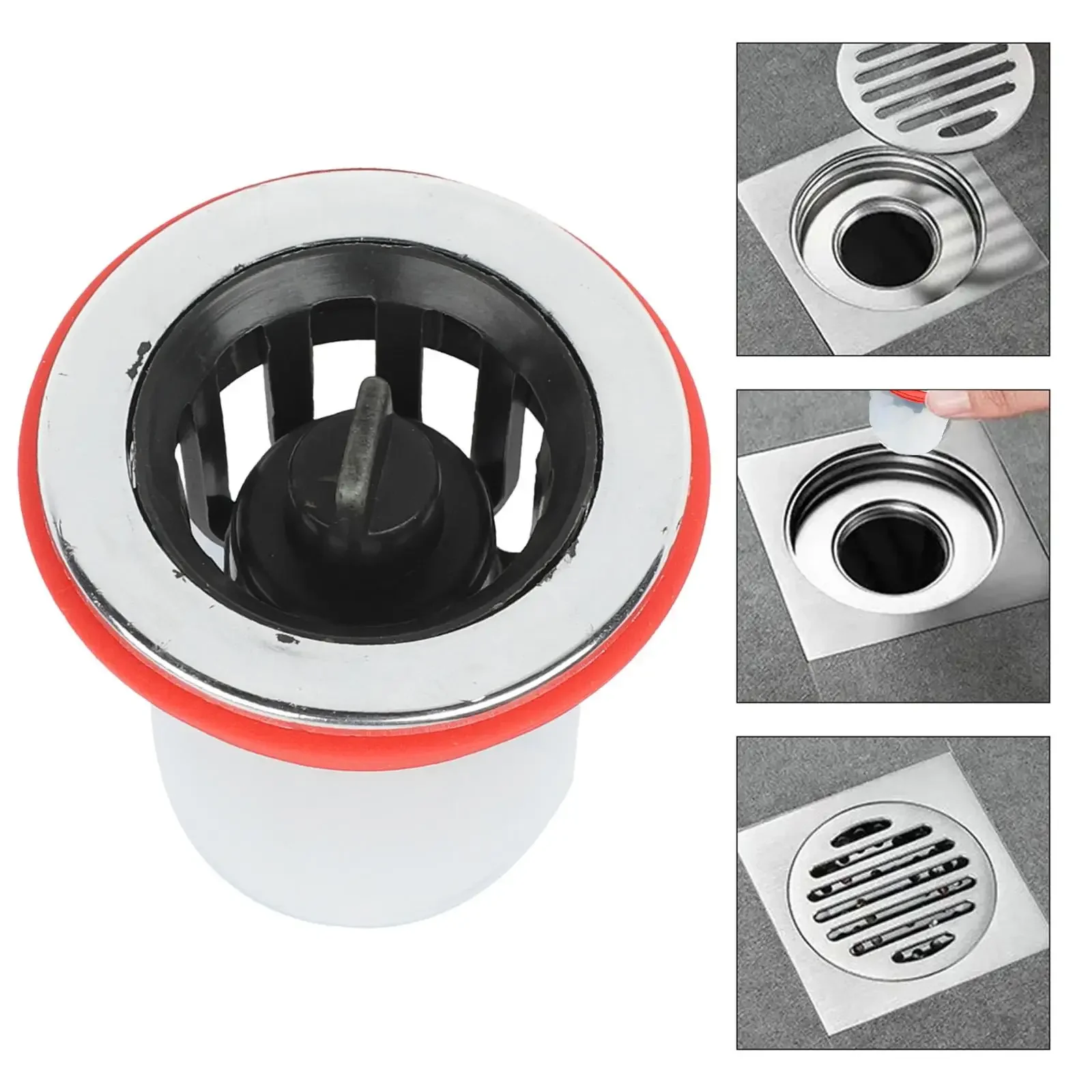 

Debris Blocking Drain Accessory Deodorant Kitchen Drain Filter Multipurpose Drain Cover Easy Installation Design