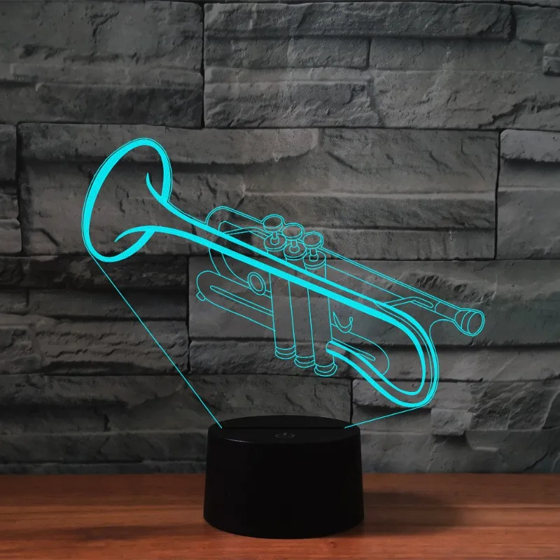 LED household luminous acrylic bedside lamp for bedroom sleeping