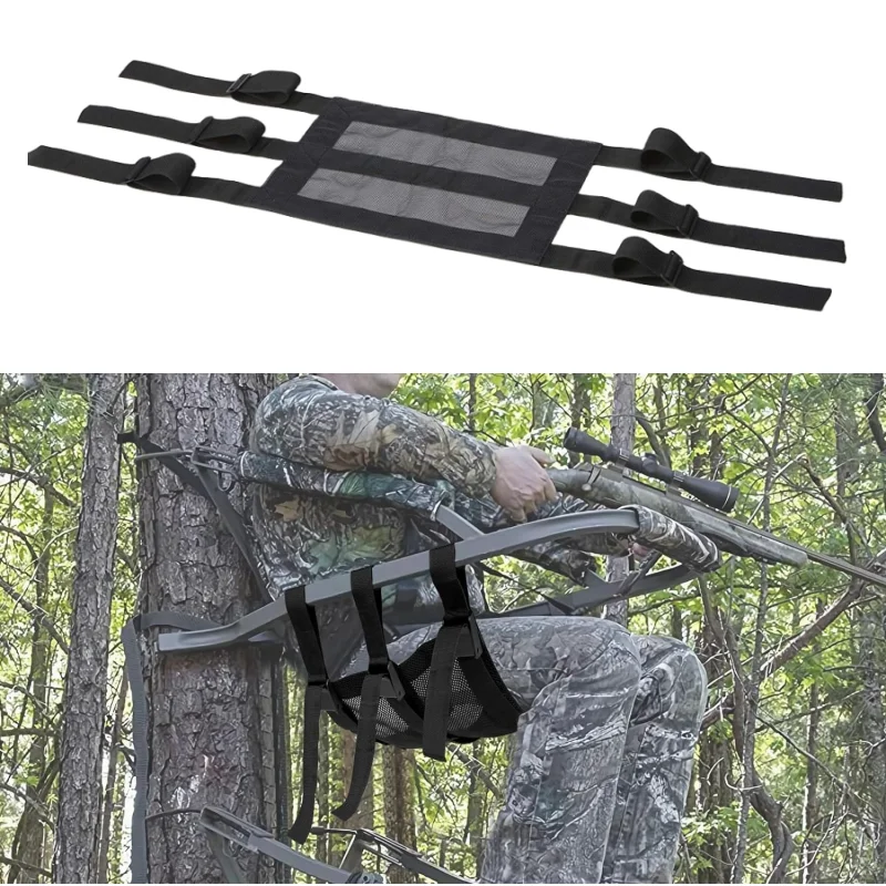 Universal Tree Stand Seat Replacement for Hunting Lightweight Mesh Replacement Seat for Ladder Stand Easy Carry and Quick Drying