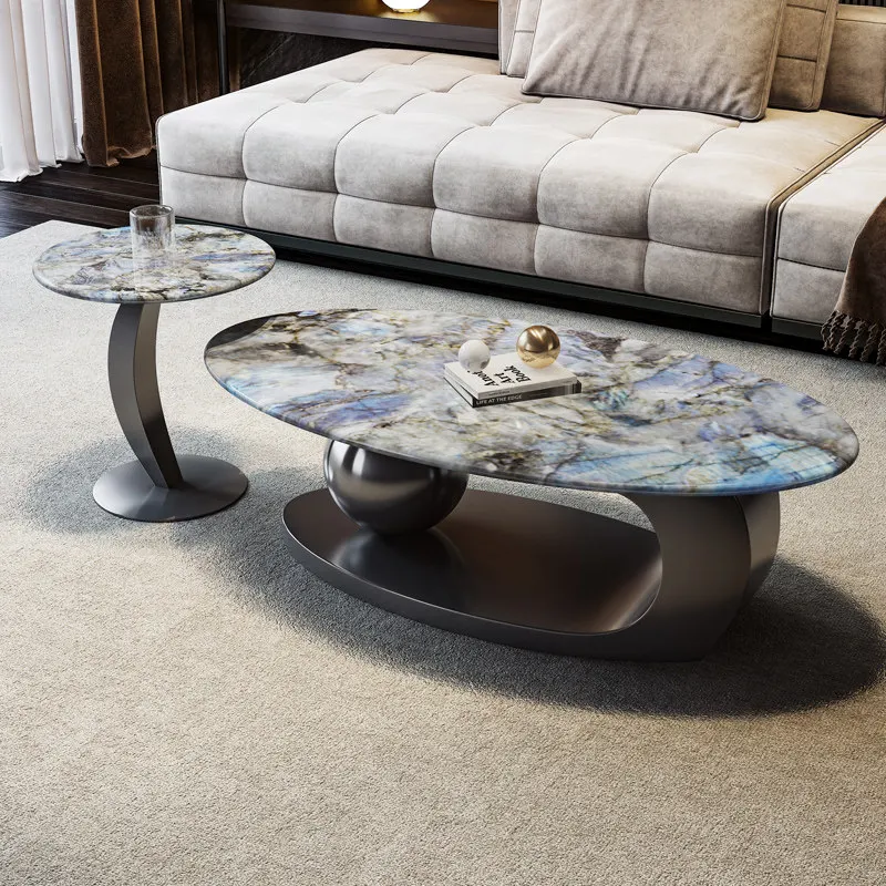 

Italian Aesthetic Coffee Table Modern Decoration Living Room Designer Side Table Simple Minimalist Couchtisch Home Furniture
