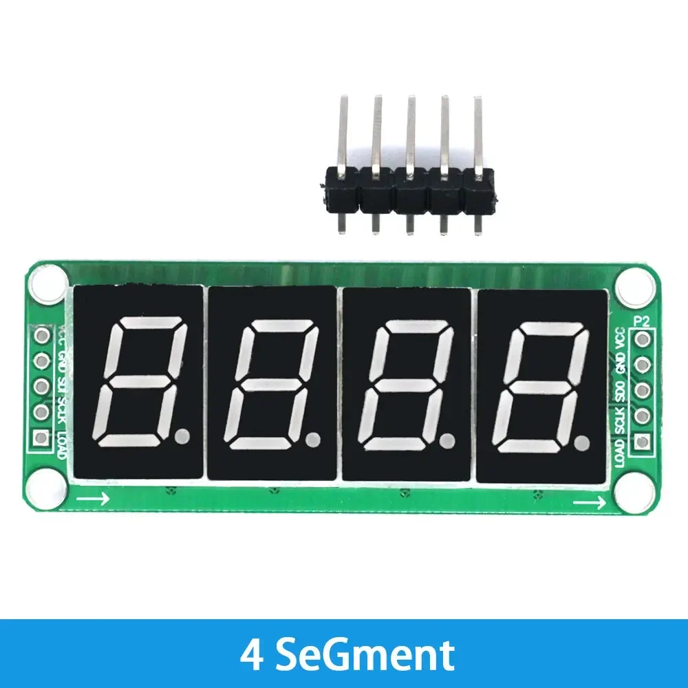 Módulo de pantalla LED multi dígitos 74HC595: unidad estática, tubo de 7 segmentos de 2/3/4 dígitos para proyectos Arduino/MCU (IC original)