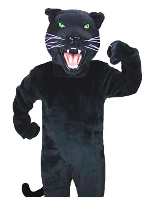 

New Adult Halloween Christmas BLACK PANTHER Mascotte Fancy Dress Cartoon Mascot Costume Plush Fancy Dress Mascot Costume
