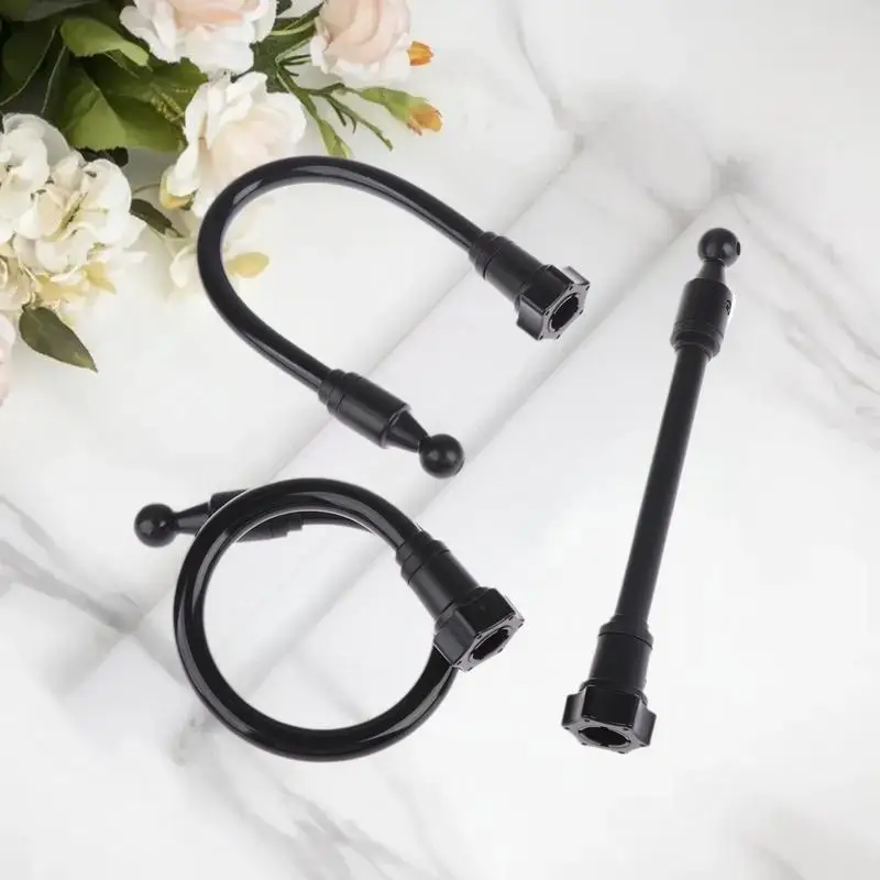 

1Pcs 360 Degree Rotating Arm Flexible Adapters For Car Vent Dashboards Phone Holder 17mm Ball Mount Extension Adapter