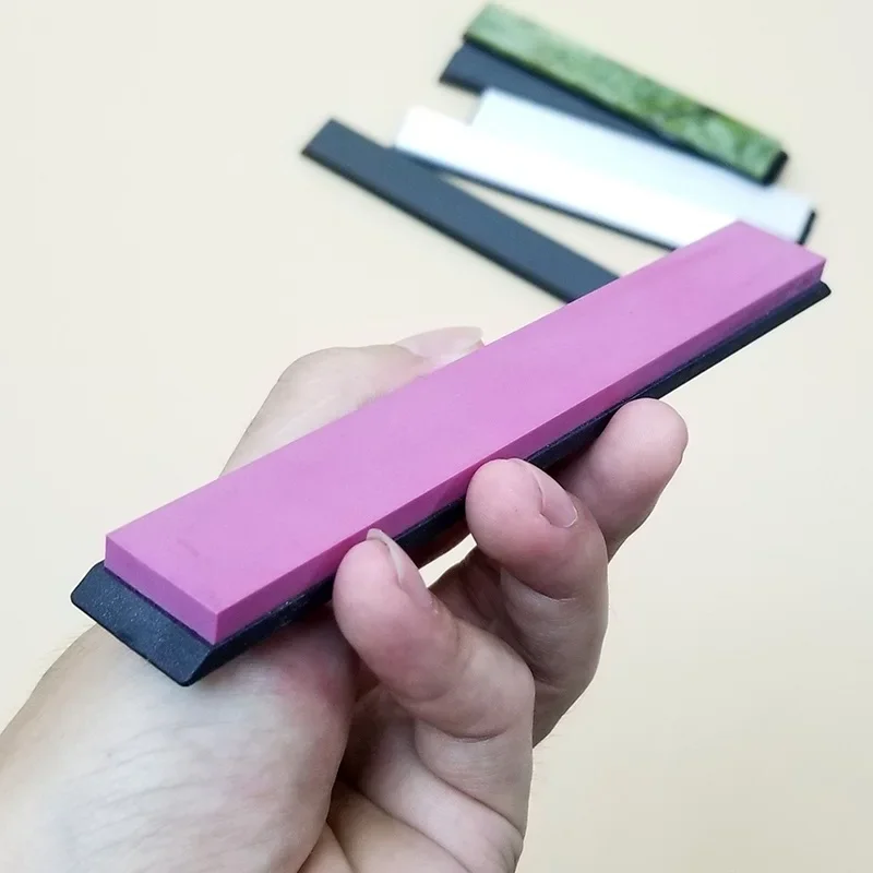 1-7-piece Set of Natural Agate Abrasive Whetstones for Polishing and Fine Fixed-angle Sharpeners Kitchen Knife Sharpening System